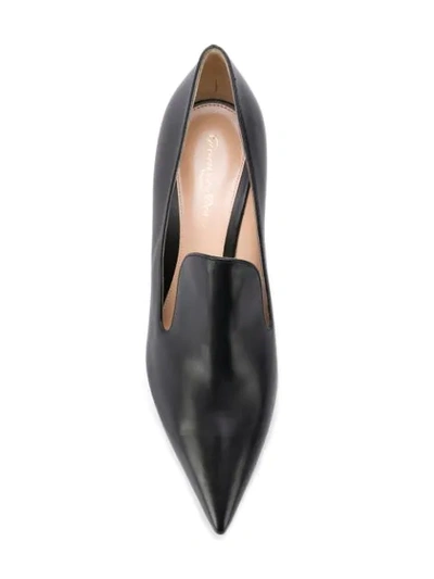 Shop Gianvito Rossi Classic Pointed Pumps In Black