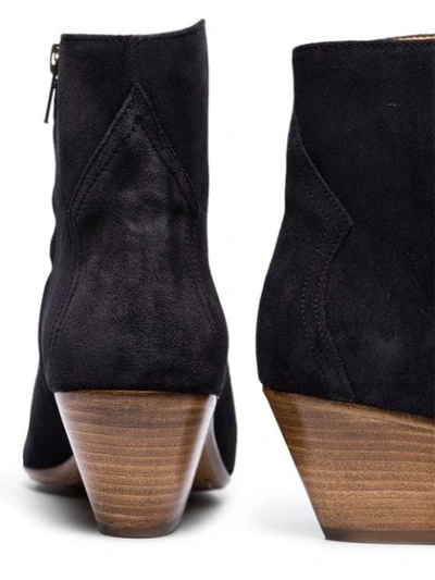 Shop Isabel Marant Dacken 50mm Ankle Boots In Black