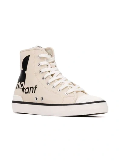 Shop Isabel Marant Logo Hi In Neutrals