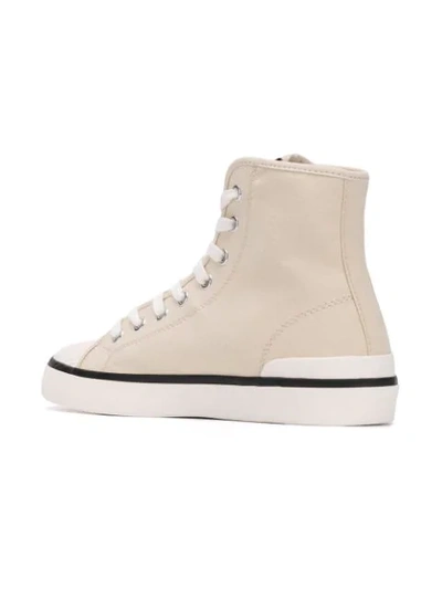 Shop Isabel Marant Logo Hi In Neutrals