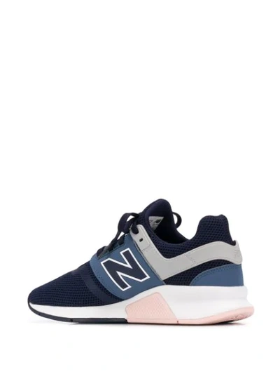 Shop New Balance Mesh Low Panel Sneaker In Blue