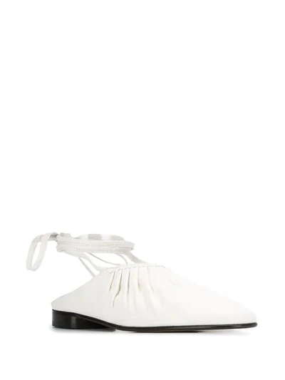 Shop 3.1 Phillip Lim / フィリップ リム Tie Ankle Ballerina Shoes In White