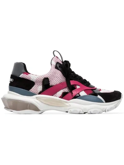 Shop Valentino Garavani Bounce Sneakers - Pink