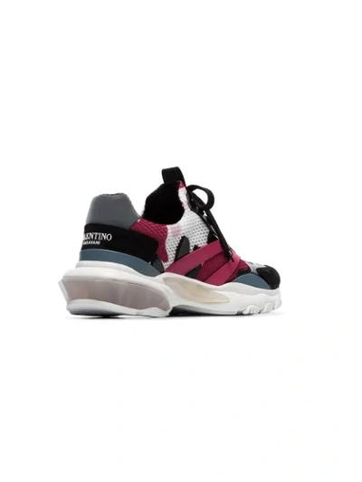 Shop Valentino Garavani Bounce Sneakers - Pink