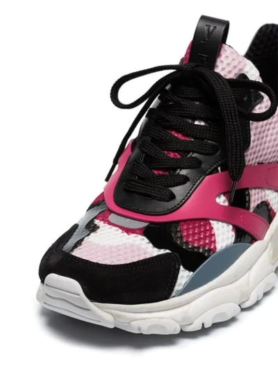 Shop Valentino Garavani Bounce Sneakers - Pink