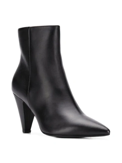 Shop The Seller Tapered Heel Ankle Boots - Black