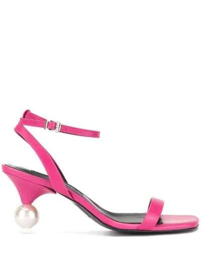 Shop Yuul Yie Pearl Heel Sandal - Pink