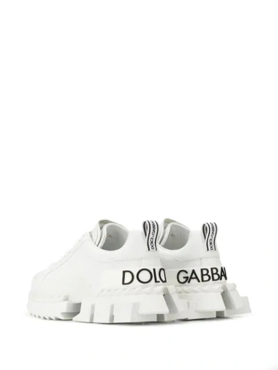 Shop Dolce & Gabbana Super Queen Sneakers In White