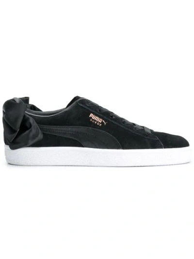 Shop Puma Suede Sneakers In Black