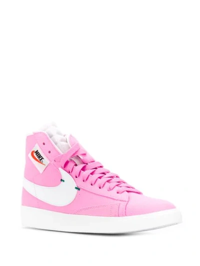 Shop Nike Blazer Mid Rebel Sneakers In Pink