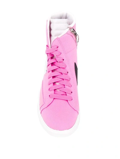Shop Nike Blazer Mid Rebel Sneakers In Pink