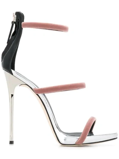 Shop Giuseppe Zanotti Design Harmony Sandals - Metallic