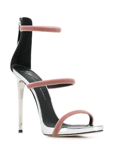 Shop Giuseppe Zanotti Design Harmony Sandals - Metallic