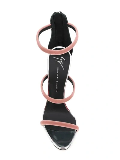 Shop Giuseppe Zanotti Design Harmony Sandals - Metallic