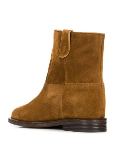 Shop Via Roma 15 Ankle Boots In Brown