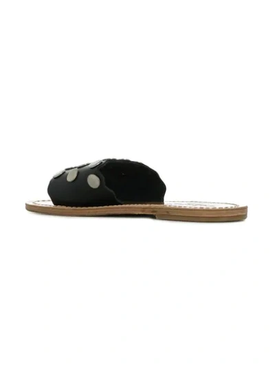 Shop Solange Studded Strap Sandals In Black