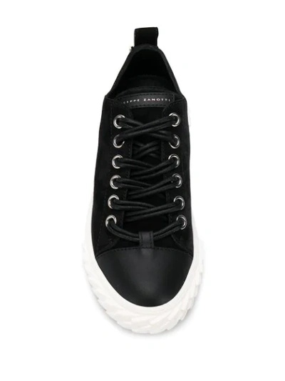 GIUSEPPE ZANOTTI BLABBER SNEAKERS - 黑色