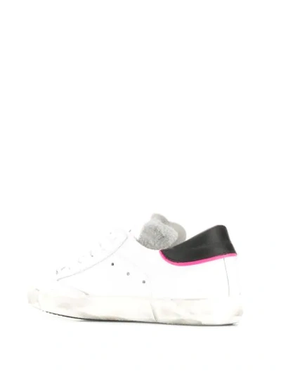 Shop Philippe Model 'paris' Sneakers In White