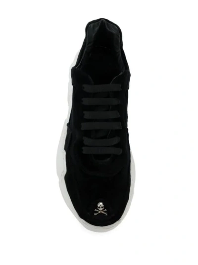 Shop Philipp Plein Original Runner Sneakers In Black