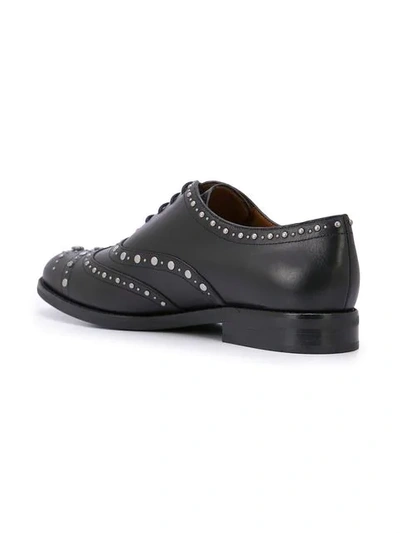 Shop Coach Tegan Oxford Shoes In Black