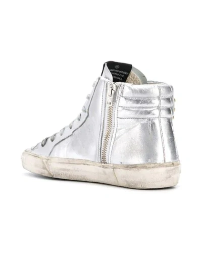 Shop Golden Goose Slide Sneakers In Grey