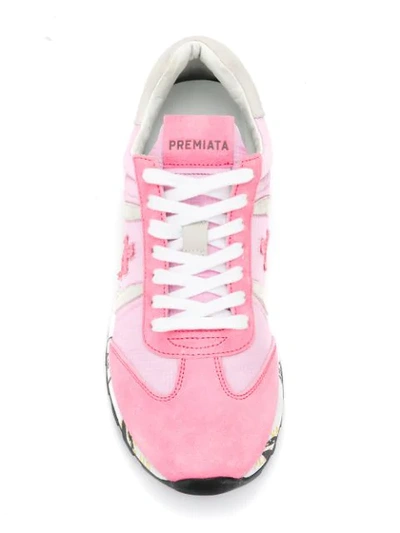 Shop Premiata Lucy Sneakers In Pink