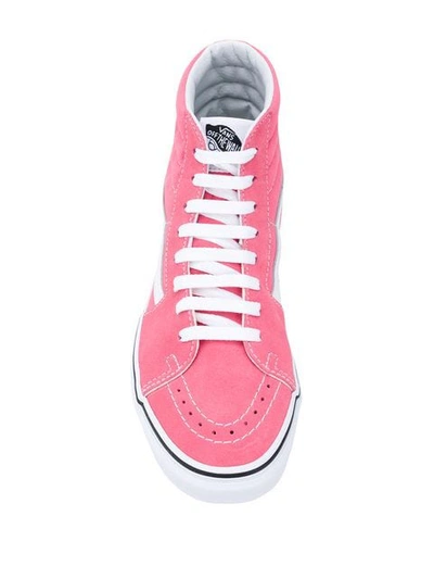 Shop Vans Sk8-hi Sneakers In Pink