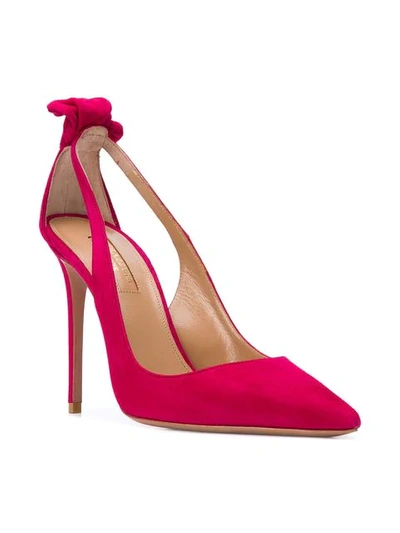 Shop Aquazzura Pumps Mit Cut-outs In 984 Cabaret Pink