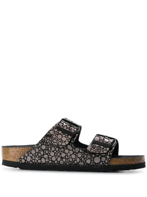 birkenstock arizona metallic black