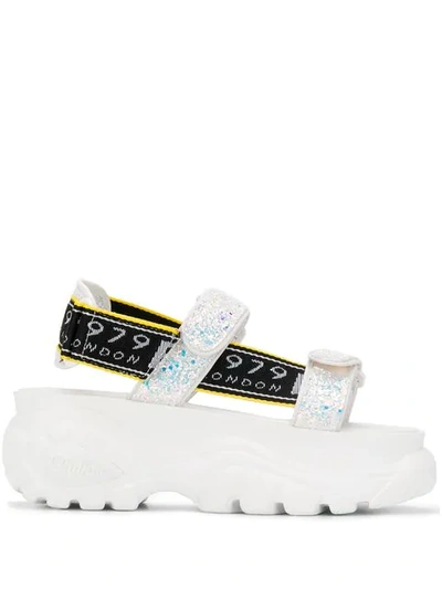 Shop Buffalo Ella Platform Sandals - White