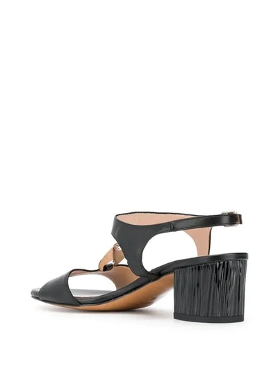 Shop Albano Rigo Sandals In Black