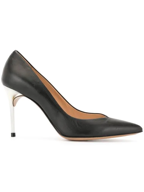Maison Margiela Contrast Heel Pumps In Black | ModeSens
