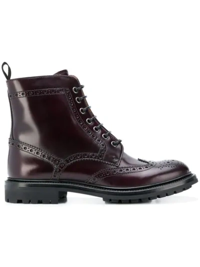 Shop Church's Lace-up Boots - Red