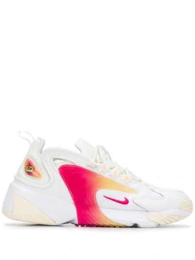 Shop Nike Zoom 2k "rush Pink" Sneakers In White