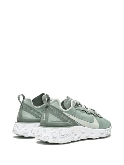 Shop Nike React Element 55 Sneakers In Green