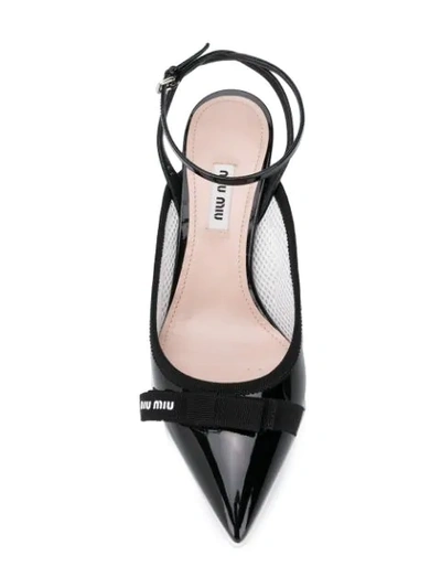 Shop Miu Miu Two In Nero