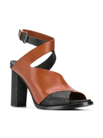 Shop A.f.vandevorst Block Heel Sandals In Brown