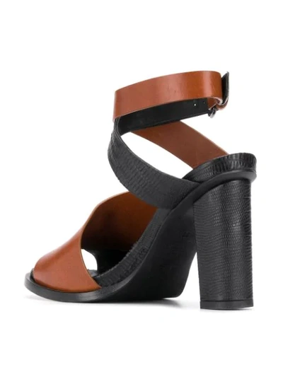 Shop A.f.vandevorst Block Heel Sandals In Brown