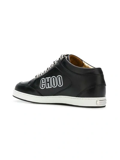 Shop Jimmy Choo Miami Sneakers In Black