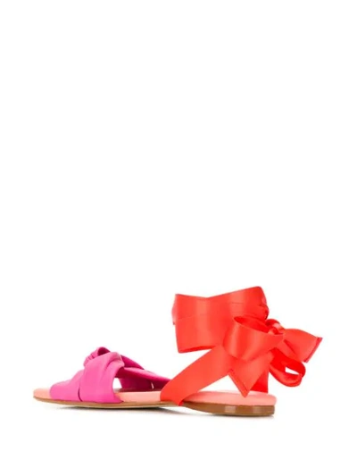Shop Anna Baiguera 'aurora' Sandalen In Colour-block-optik - Rosa In Pink