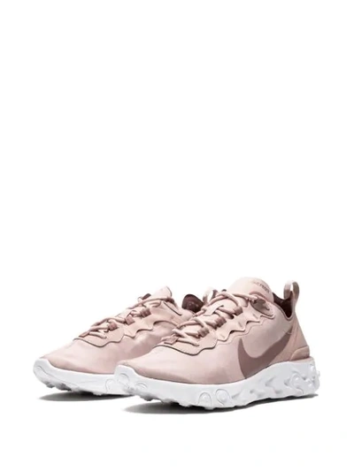 Shop Nike React Element 55 “particle Beige” Sneakers In Pink