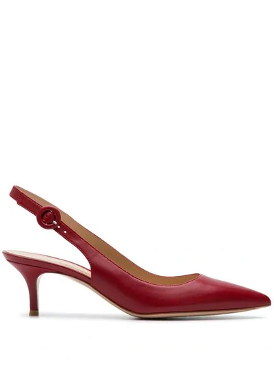 Shop Gianvito Rossi 'arleen' Pumps - Rot In Red