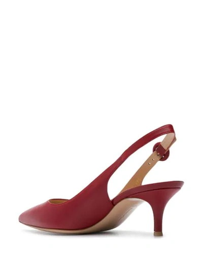 Shop Gianvito Rossi 'arleen' Pumps - Rot In Red