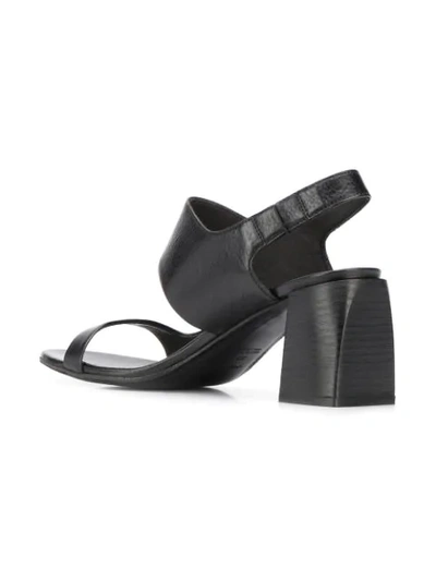 Shop Marsèll High Block Sandals In Black