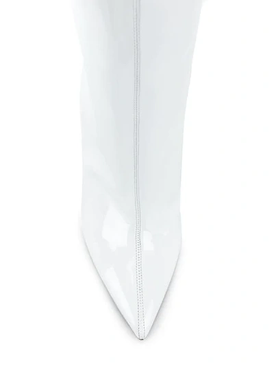 Shop Alexandre Vauthier Alex Knee In White