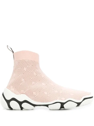 Shop Red Valentino Glam Run Sneakers In Pink