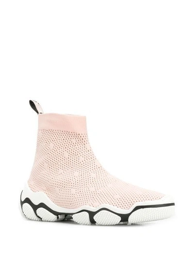 Shop Red Valentino Glam Run Sneakers In Pink