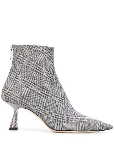 silver pointed toe boots