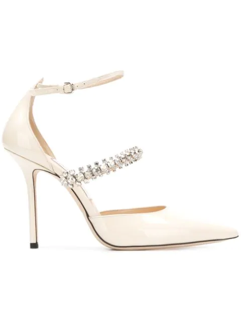 jimmy choo white heels