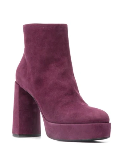 Shop Premiata M5007 Boots - Purple